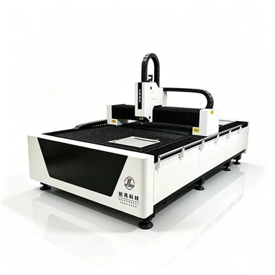 Máquina de corte a laser de fibra de mesa fixa-de alta precisão de 2kW